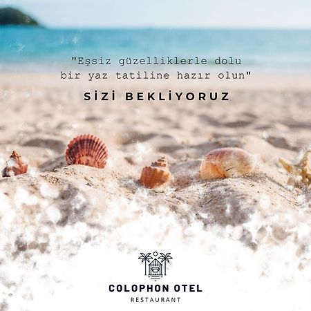 Colophon Beach Otel Gümüldür Exteriör bild